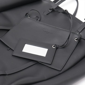 自营【古着】balenciaga 巴黎世家 everyday系列手提袋 黑色 皮革 (ab