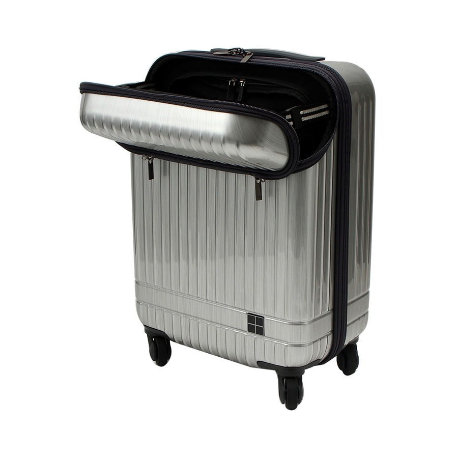 自营hands  上开盖行李箱 银灰色 34l