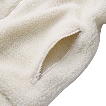 自营x-girl 摇粒绒拉链夹克 白色 1