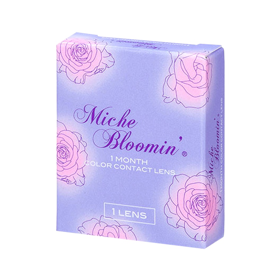 Miche Bloomin 月抛美瞳 Clear Grege 2枚 ±0.00