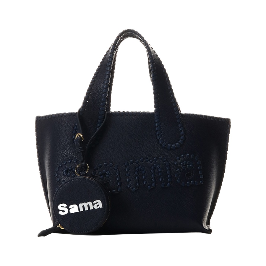 Samantha Thavasa 简约手提包 小款 藏青色