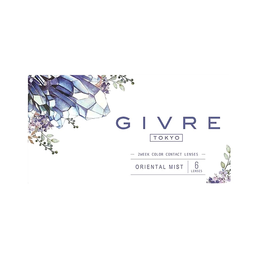GIVRE TOKYO 双周抛型美瞳 珍珠雅黑 6枚装 -0.50