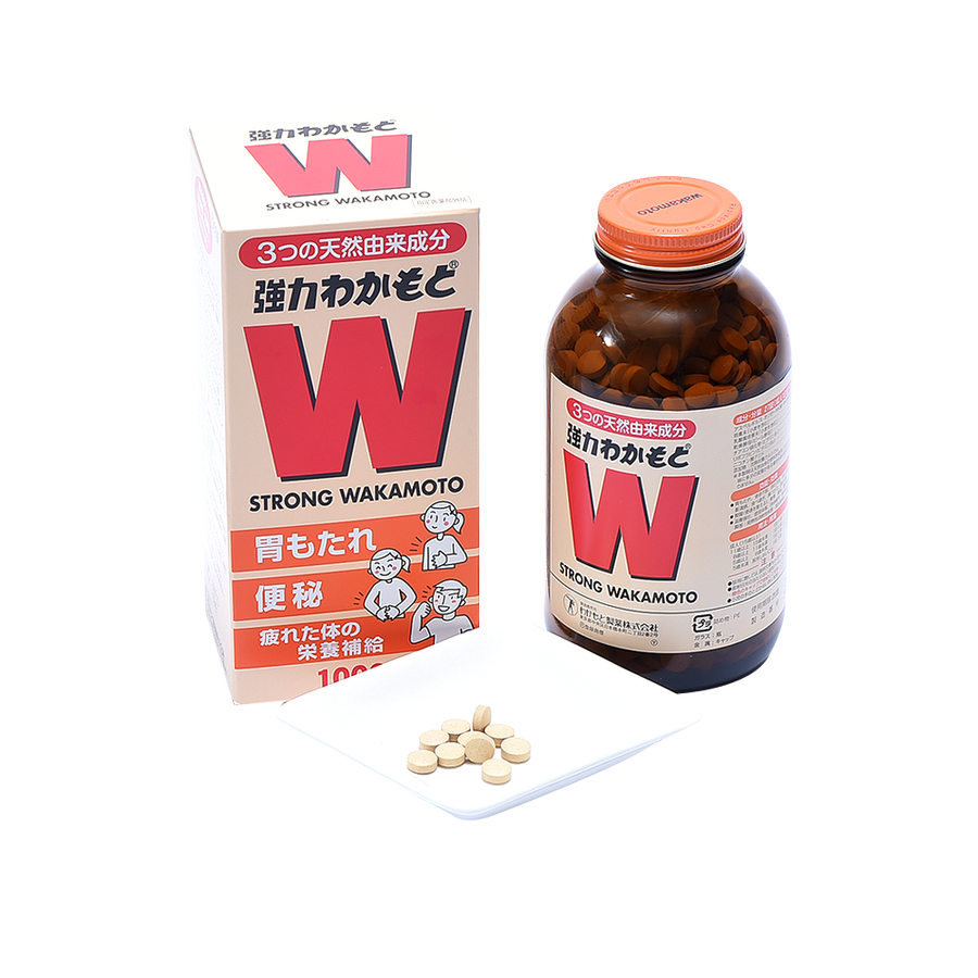 wakamoto 若素制药 乳酸菌诺元锭助消化治便秘 1000片